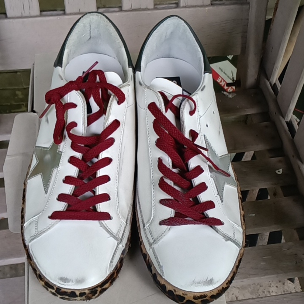 Golden Goose men size 9 tennis shoes brand new in the original box